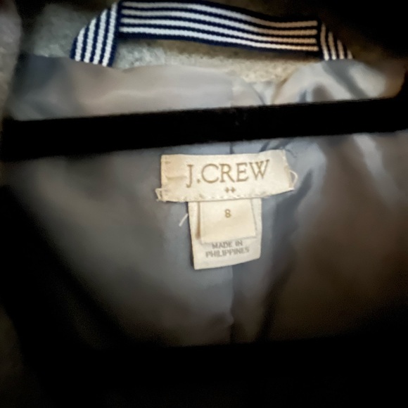 JCrew light grey cocoon coat - Picture 9 of 9
